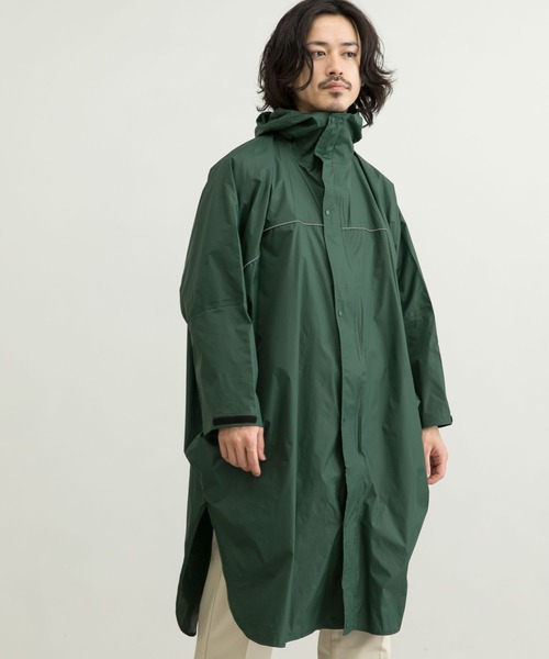 URBAN RESEARCH(アーバンリサーチ)の「『WEB限定』w.p.c レインバイシクルスリーブポンチョ(ポンチョ・レディース・ベージュ/ピンク/グリーン・FREE)」の11枚目の写真