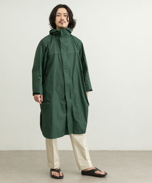 URBAN RESEARCH(アーバンリサーチ)の「『WEB限定』w.p.c レインバイシクルスリーブポンチョ(ポンチョ・レディース・ベージュ/ピンク/グリーン・FREE)」の13枚目の写真