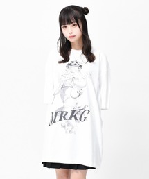 『TRAVAS TOKYO/トラバス トーキョー』Blindfold BIG Tee/天使プリント 半袖Tシャツ