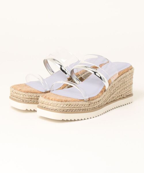 grandfleur（グランドフルール）の「【grandfleur】 ジュートウェッジソールサンダル（サンダル・レディース・ブラック/ブラウン/ホワイト/パープル/イエロー・L/M/LL/S）」の4枚目の写真