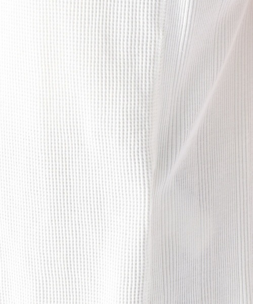 niko and...（ニコアンド）の「リブコンビワッフルプルオーバー（Tシャツ/カットソー・レディース・パープル/オフホワイト/イエロー/グリーン・MEDIUM/LARGE）」の19枚目の写真