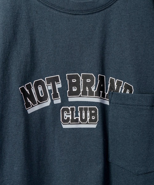 FUNALIVE(ファンアライブ)の「Sunsweet NOT BRANDロゴ半袖Tシャツ(Tシャツ/カットソー・メンズ・ネイビー/ベージュ・M/L)」の19枚目の写真