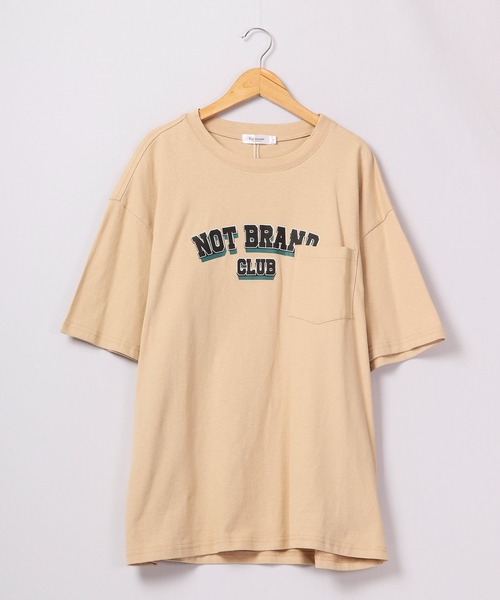 FUNALIVE(ファンアライブ)の「Sunsweet NOT BRANDロゴ半袖Tシャツ(Tシャツ/カットソー・メンズ・ネイビー/ベージュ・M/L)」の21枚目の写真