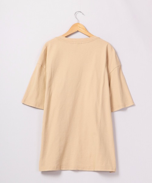 FUNALIVE(ファンアライブ)の「Sunsweet NOT BRANDロゴ半袖Tシャツ(Tシャツ/カットソー・メンズ・ネイビー/ベージュ・M/L)」の9枚目の写真