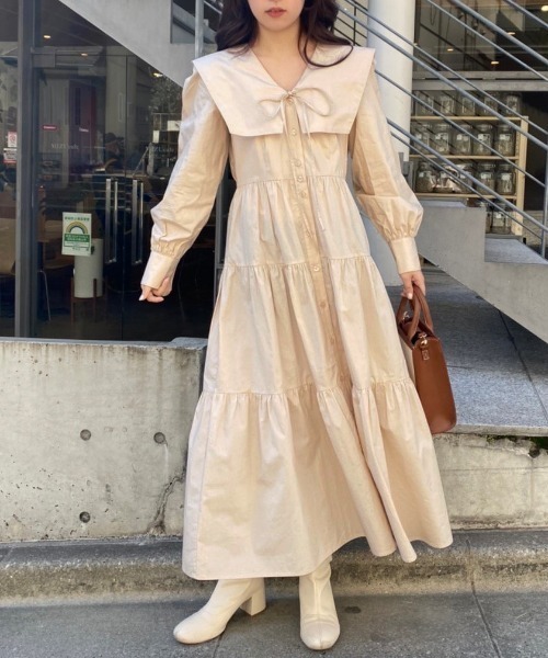 セール ブランド古着 長袖ワンピース ワンピース One After Another Nice Claup ワンアフターアナザーナイスクラップ のファッション通販 Zozoused