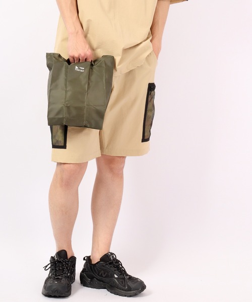 DAY OUT(デイアウト)の「DAY OUT EcCO-Compact Eco Bag / エッコ-コンパクトエコバッグ(エコバッグ/サブバッグ・メンズ・ブラック/ベージュ/グレー/カーキ・FREE)」の4枚目の写真