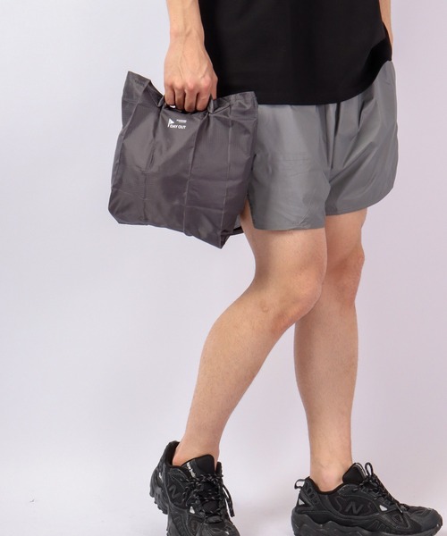 DAY OUT(デイアウト)の「DAY OUT EcCO-Compact Eco Bag / エッコ-コンパクトエコバッグ(エコバッグ/サブバッグ・メンズ・ブラック/ベージュ/グレー/カーキ・FREE)」の5枚目の写真