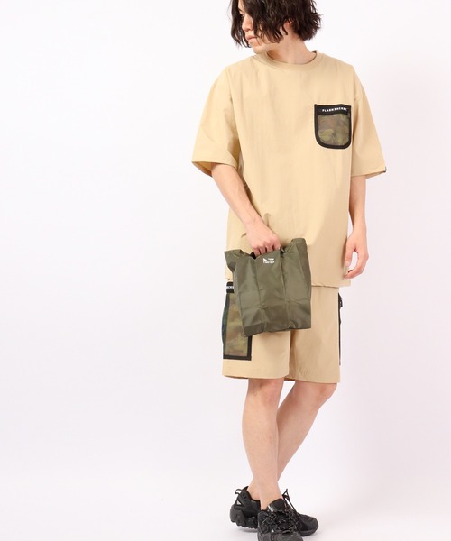 DAY OUT(デイアウト)の「DAY OUT EcCO-Compact Eco Bag / エッコ-コンパクトエコバッグ(エコバッグ/サブバッグ・メンズ・ブラック/ベージュ/グレー/カーキ・FREE)」の17枚目の写真