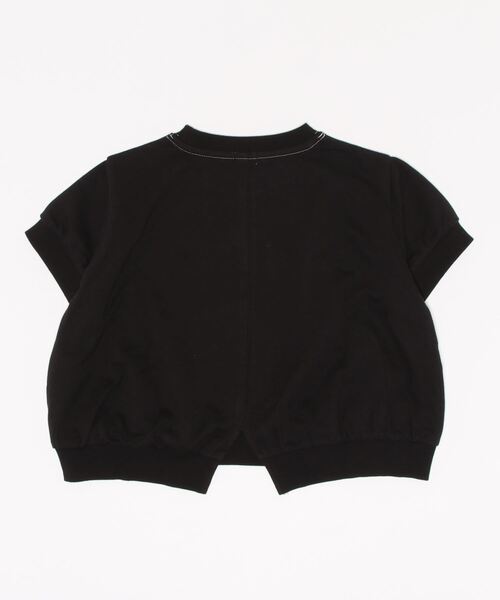 LOWRYS FARM（ローリーズファーム）の「バックスリットプリントプルオーバーＴシャツ　285327（Tシャツ/カットソー・キッズ・ホワイト/ブラック/レッド・110cm/120cm/130cm/140cm/150cm）」の4枚目の写真
