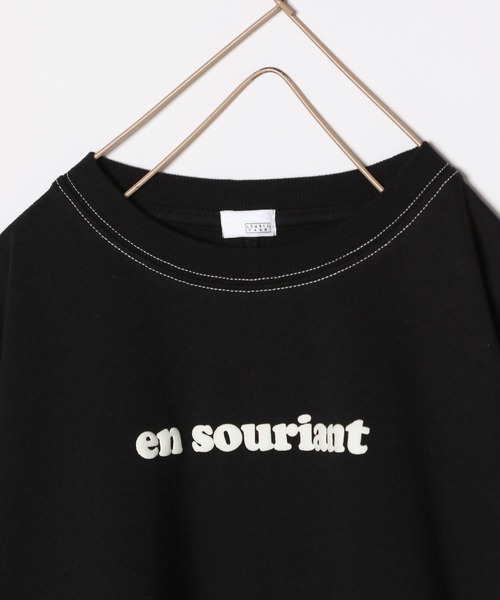 LOWRYS FARM（ローリーズファーム）の「バックスリットプリントプルオーバーＴシャツ　285327（Tシャツ/カットソー・キッズ・ホワイト/ブラック/レッド・110cm/120cm/130cm/140cm/150cm）」の6枚目の写真