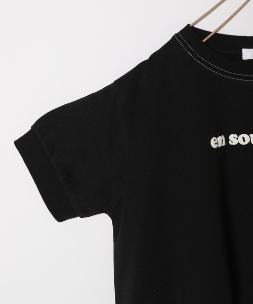 LOWRYS FARM（ローリーズファーム）の「バックスリットプリントプルオーバーＴシャツ　285327（Tシャツ/カットソー・キッズ・ホワイト/ブラック/レッド・110cm/120cm/130cm/140cm/150cm）」の7枚目の写真