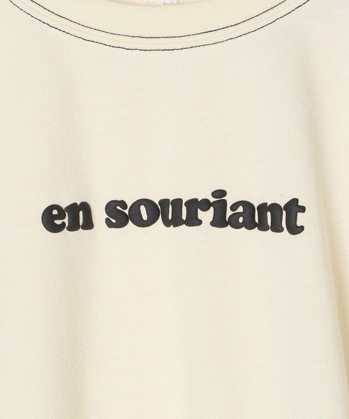 LOWRYS FARM（ローリーズファーム）の「バックスリットプリントプルオーバーＴシャツ　285327（Tシャツ/カットソー・キッズ・ホワイト/ブラック/レッド・110cm/120cm/130cm/140cm/150cm）」の12枚目の写真