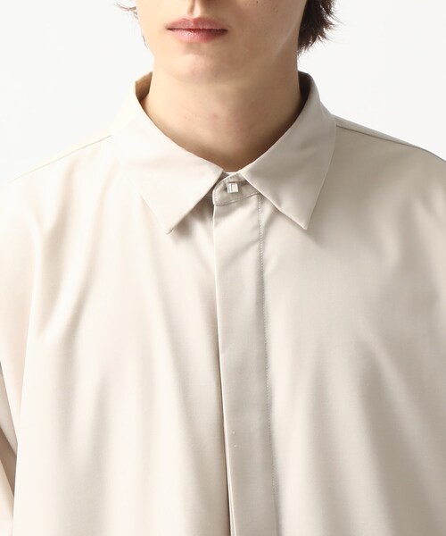 tk.TAKEO KIKUCHI（ティーケータケオキクチ）の「◆バックボタン半袖ロングシャツ（シャツ/ブラウス・メンズ・ブラック/ナチュラル/ブラウン系7/ブルー系2/ブラック系2・66/88）」の15枚目の写真