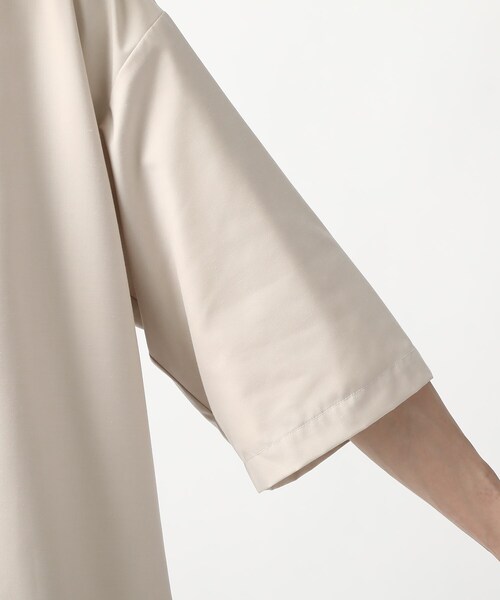 tk.TAKEO KIKUCHI（ティーケータケオキクチ）の「◆バックボタン半袖ロングシャツ（シャツ/ブラウス・メンズ・ブラック/ナチュラル/ブラウン系7/ブルー系2/ブラック系2・66/88）」の16枚目の写真