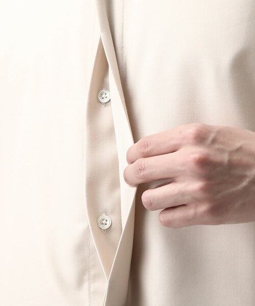 tk.TAKEO KIKUCHI（ティーケータケオキクチ）の「◆バックボタン半袖ロングシャツ（シャツ/ブラウス・メンズ・ブラック/ナチュラル/ブラウン系7/ブルー系2/ブラック系2・66/88）」の18枚目の写真