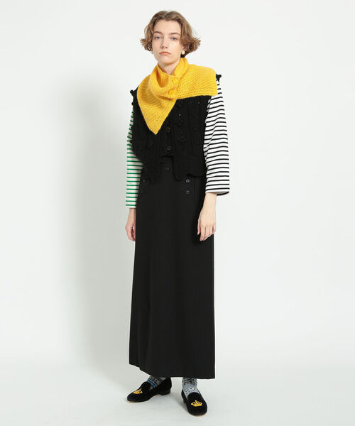 BEAMS BOY（ビームスボーイ）の「BEAMS BOY / タートル ネックウォーマー（ネックウォーマー/スヌード・レディース・ブラック/レッド/イエロー・ONE SIZE）」の13枚目の写真