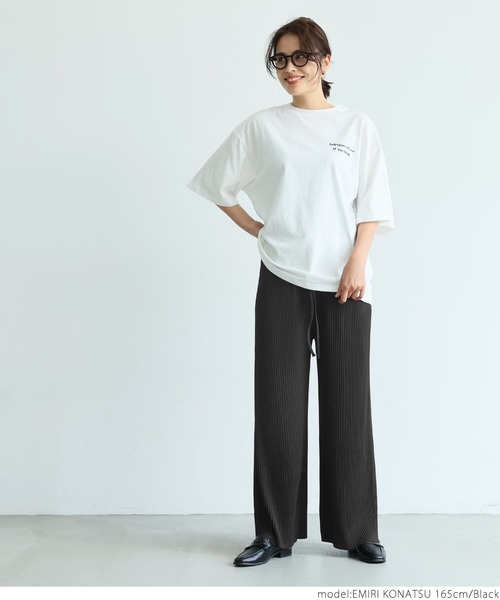 coca（coca）（コカ）の「【ロングタイプ】リブパンツ（その他パンツ・レディース・チャコールグレー/ブラック/カーキ/ブルー/アイボリー/グレイッシュベージュ・ONE SIZE）」の22枚目の写真
