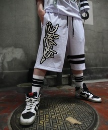 【XU×BLANKY JET/ブランキージェット】good bye hiphop MESH SHORTS/メッシュショーツ ハーフパンツ セットアップ 90年代 00年代 オーバーサイズ ホッケーセットアップ