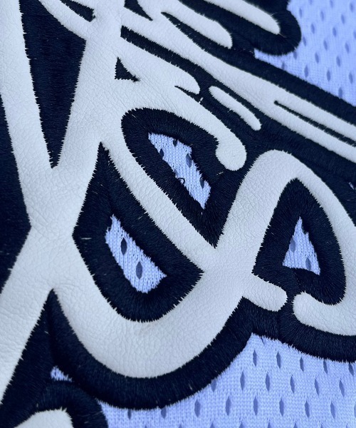 XU（エックスユー）の「【XU×BLANKY JET/ブランキージェット】good bye hiphop MESH SHORTS/メッシュショーツ ハーフパンツ セットアップ 90年代 00年代 オーバーサイズ ホッケーセットアップ（その他パンツ・メンズ・ホワイト/ブラック・L/XL）」の17枚目の写真