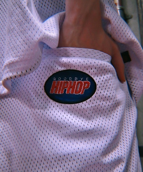 XU（エックスユー）の「【XU×BLANKY JET/ブランキージェット】good bye hiphop MESH SHORTS/メッシュショーツ ハーフパンツ セットアップ 90年代 00年代 オーバーサイズ ホッケーセットアップ（その他パンツ・メンズ・ホワイト/ブラック・L/XL）」の7枚目の写真