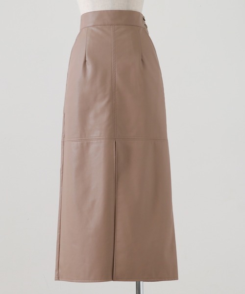 Cheek（チーク）の「レザータイトスカート（スカート・レディース・ブラック/ブラウン/ベージュ・SMALL/MEDIUM）」の10枚目の写真