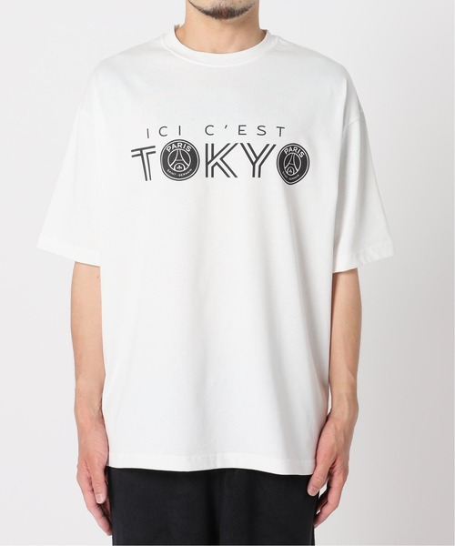 PARIS SAINT-GERMAIN(パリサンジェルマン)の「【Paris Saint-Germain】モノトーン インライン Tシャツ(Tシャツ/カットソー・メンズ・ホワイト/ブラック・SMALL/MEDIUM/LARGE/X-LARGE)」の3枚目の写真