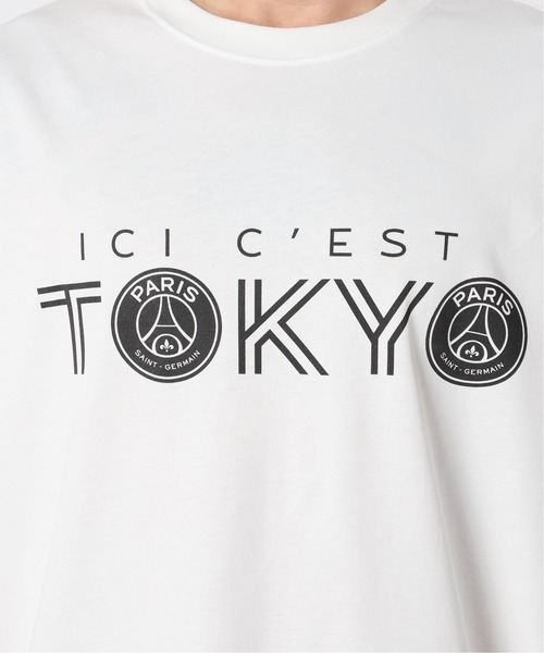 PARIS SAINT-GERMAIN(パリサンジェルマン)の「【Paris Saint-Germain】モノトーン インライン Tシャツ(Tシャツ/カットソー・メンズ・ホワイト/ブラック・SMALL/MEDIUM/LARGE/X-LARGE)」の16枚目の写真