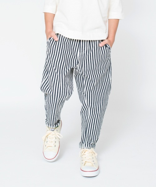 BRANSHES（ブランシェス）の「ガーデナーテーパードパンツ（チノパンツ・キッズ・ピンク/アイボリー/グリーン/ネイビー/ブラック/ベージュ/その他1/モスグリーン・90/160/140/120/130/110/150/100）」の9枚目の写真