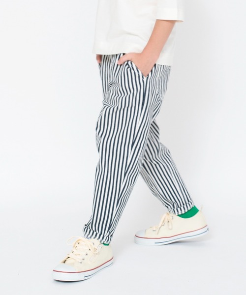 BRANSHES（ブランシェス）の「ガーデナーテーパードパンツ（チノパンツ・キッズ・ピンク/アイボリー/グリーン/ネイビー/ブラック/ベージュ/その他1/モスグリーン・90/160/140/120/130/110/150/100）」の10枚目の写真