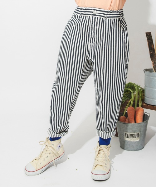 BRANSHES（ブランシェス）の「ガーデナーテーパードパンツ（チノパンツ・キッズ・ピンク/アイボリー/グリーン/ネイビー/ブラック/ベージュ/その他1/モスグリーン・90/160/140/120/130/110/150/100）」の12枚目の写真