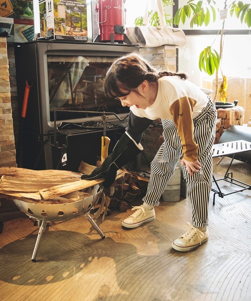 BRANSHES（ブランシェス）の「ガーデナーテーパードパンツ（チノパンツ・キッズ・ピンク/アイボリー/グリーン/ネイビー/ブラック/ベージュ/その他1/モスグリーン・90/160/140/120/130/110/150/100）」の17枚目の写真