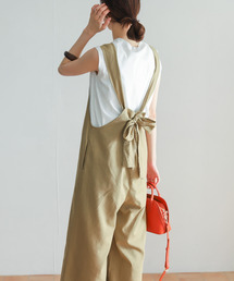 バックリボンオールインワン