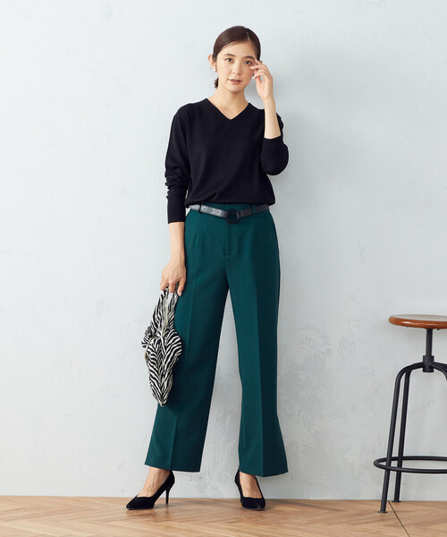 COMME CA ISM(コムサイズム)の「フェイクレザー くるみバックルベルト(ベルト・レディース・ホワイト/ブラック/レッド/グリーン・FREE)」の11枚目の写真