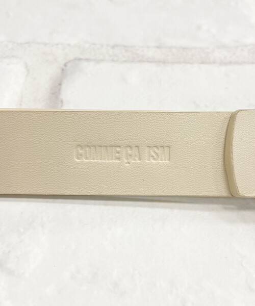 COMME CA ISM(コムサイズム)の「フェイクレザー くるみバックルベルト(ベルト・レディース・ホワイト/ブラック/レッド/グリーン・FREE)」の10枚目の写真