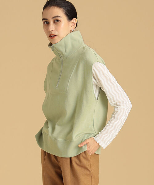 Ray BEAMS（レイビームス）の「Ray BEAMS / オパール ストライプ クルーネック Tシャツ（Tシャツ/カットソー・レディース・ホワイト/グリーン/ブルー・ONE SIZE）」の10枚目の写真