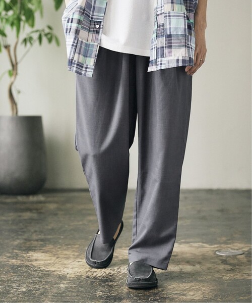 JOURNAL STANDARD relume(ジャーナルスタンダード レリューム)の「《追加》CALIFORNIA ツータック シェフパンツ(スラックス・メンズ・ブラック/ブラウン/カーキ/サックスブルー・SMALL/MEDIUM/LARGE)」の4枚目の写真