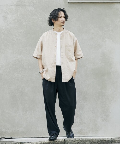 JOURNAL STANDARD relume(ジャーナルスタンダード レリューム)の「《追加》CALIFORNIA ツータック シェフパンツ(スラックス・メンズ・ブラック/ブラウン/カーキ/サックスブルー・SMALL/MEDIUM/LARGE)」の5枚目の写真