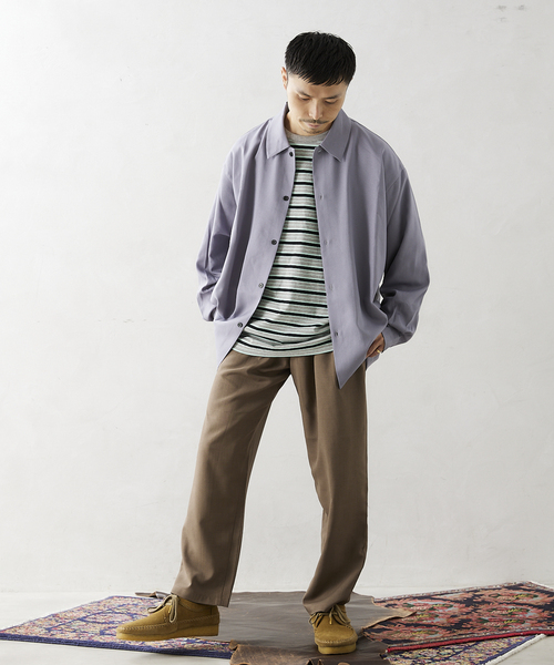 JOURNAL STANDARD relume(ジャーナルスタンダード レリューム)の「《追加》CALIFORNIA ツータック シェフパンツ(スラックス・メンズ・ブラック/ブラウン/カーキ/サックスブルー・SMALL/MEDIUM/LARGE)」の9枚目の写真