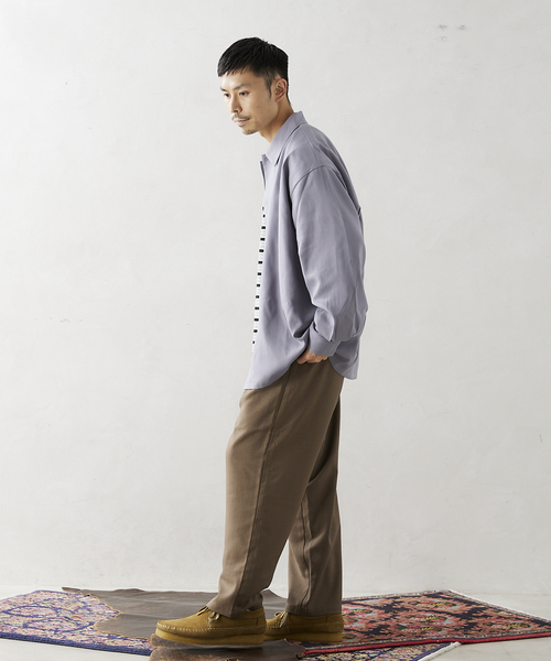 JOURNAL STANDARD relume(ジャーナルスタンダード レリューム)の「《追加》CALIFORNIA ツータック シェフパンツ(スラックス・メンズ・ブラック/ブラウン/カーキ/サックスブルー・SMALL/MEDIUM/LARGE)」の10枚目の写真