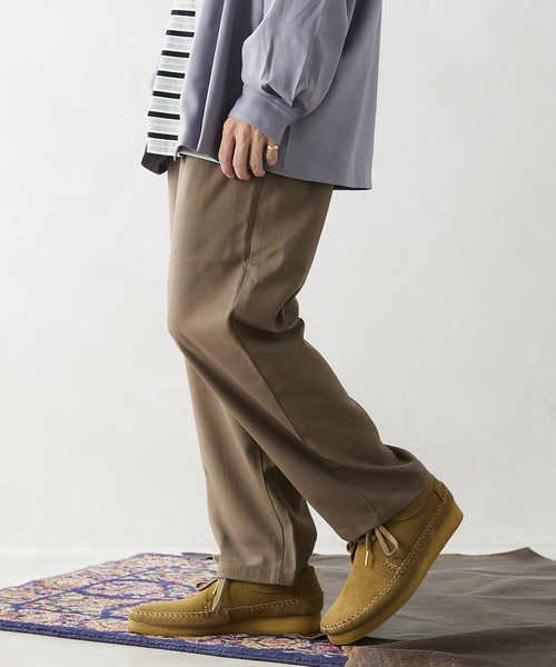 JOURNAL STANDARD relume(ジャーナルスタンダード レリューム)の「《追加》CALIFORNIA ツータック シェフパンツ(スラックス・メンズ・ブラック/ブラウン/カーキ/サックスブルー・SMALL/MEDIUM/LARGE)」の12枚目の写真