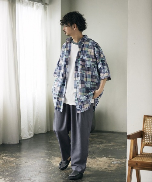 JOURNAL STANDARD relume(ジャーナルスタンダード レリューム)の「《追加》CALIFORNIA ツータック シェフパンツ(スラックス・メンズ・ブラック/ブラウン/カーキ/サックスブルー・SMALL/MEDIUM/LARGE)」の21枚目の写真