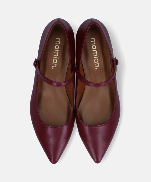 MAMIAN(マミアン)の「ポインテッドトゥ メリージェーンシューズ(パンプス・レディース・ブラック/ダークブラウン/グレイッシュベージュ/ブラック系その他/ブラック系その他2/ブラック系その他3/ダークパープル・22.5cm/23.0cm/23.5cm/24.0cm/24.5cm/25.0cm)」の15枚目の写真