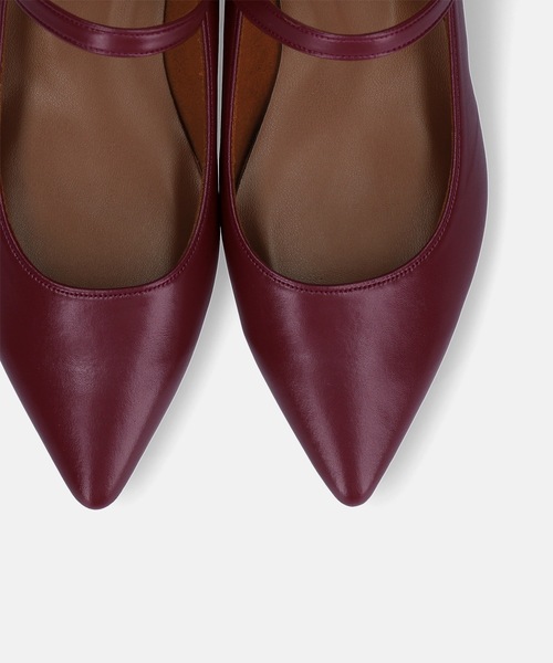 MAMIAN(マミアン)の「ポインテッドトゥ メリージェーンシューズ(パンプス・レディース・ブラック/ダークブラウン/グレイッシュベージュ/ブラック系その他/ブラック系その他2/ブラック系その他3/ダークパープル・22.5cm/23.0cm/23.5cm/24.0cm/24.5cm/25.0cm)」の16枚目の写真