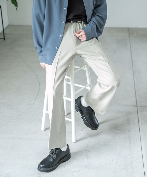 RAGEBLUE（レイジブルー）の「メランジーンズフレアパンツ（スラックス・メンズ・ブラック/ブラウン/グレー/オリーブ/マスタード・MEDIUM/LARGE）」の20枚目の写真