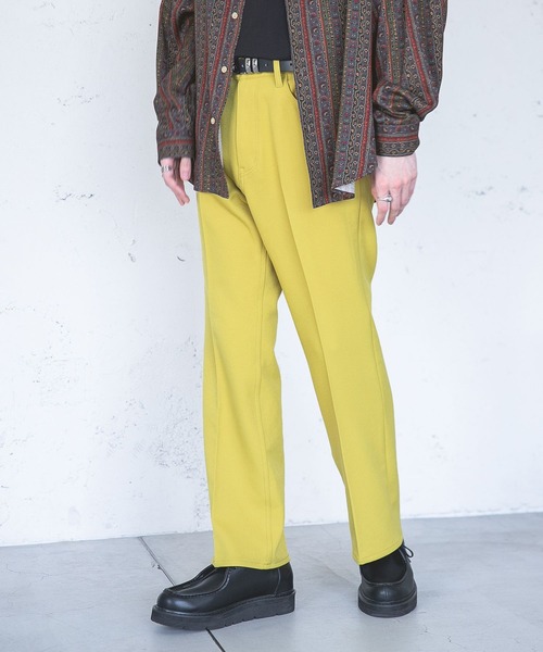 RAGEBLUE（レイジブルー）の「メランジーンズフレアパンツ（スラックス・メンズ・ブラック/ブラウン/グレー/オリーブ/マスタード・MEDIUM/LARGE）」の13枚目の写真