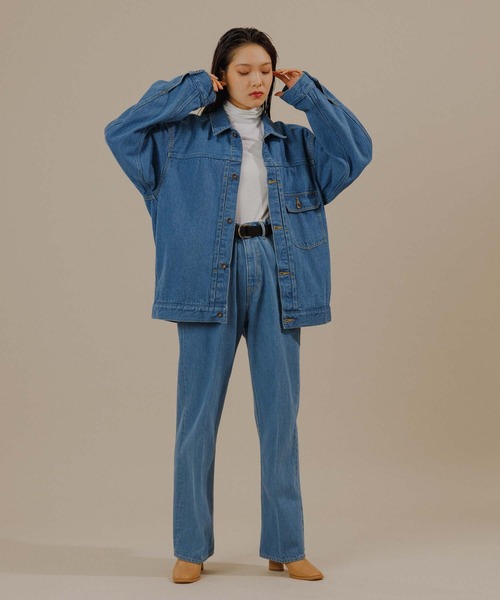 ADAM ET ROPE'（アダムエロペ）の「加工デニムパンツ（デニムパンツ・メンズ・ブルー系その他3・M）」の9枚目の写真