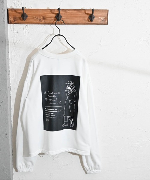 裏毛イラストバックプリントクルー Musk Boy Tシャツ カットソー Burner バーナー のファッション通販 Zozotown