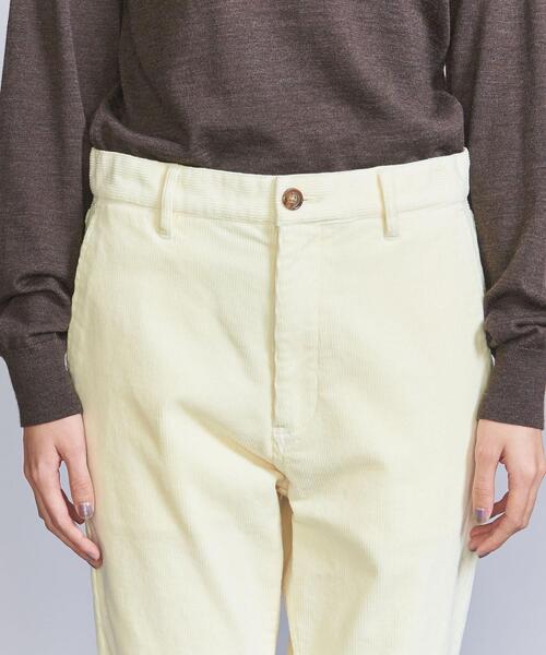 BEAUTY&YOUTH UNITED ARROWS(ビューティーアンドユースユナイテッドアローズ)の「【WEB限定】ピマコットン コーデュロイ テーパードパンツ -ウォッシャブル-(その他パンツ・レディース・ライトブルー/オフホワイト/ライム/ダークグレー/コバルトブルー・S/M/L)」の15枚目の写真