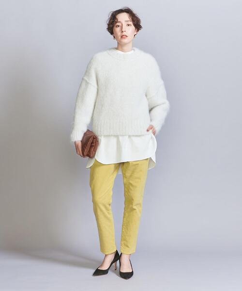 BEAUTY&YOUTH UNITED ARROWS(ビューティーアンドユースユナイテッドアローズ)の「【WEB限定】ピマコットン コーデュロイ テーパードパンツ -ウォッシャブル-(その他パンツ・レディース・ライトブルー/オフホワイト/ライム/ダークグレー/コバルトブルー・S/M/L)」の17枚目の写真