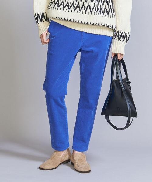 BEAUTY&YOUTH UNITED ARROWS(ビューティーアンドユースユナイテッドアローズ)の「【WEB限定】ピマコットン コーデュロイ テーパードパンツ -ウォッシャブル-(その他パンツ・レディース・ライトブルー/オフホワイト/ライム/ダークグレー/コバルトブルー・S/M/L)」の13枚目の写真